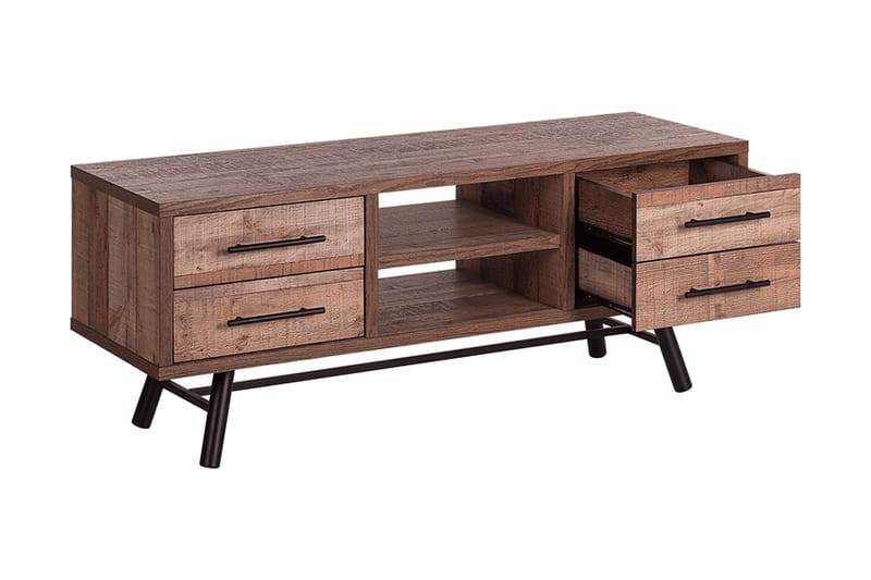 JAKAYLA TV-Bänk 127 cm Trä/Natur - Möbler - Vardagsrum - Tv-möbler & mediamöbler - Tv-bänkar