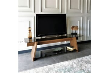 Jamerria TV-Bänk 158 cm - Valnöt/Svart - Möbler - Vardagsrum - Tv-möbler & mediamöbler - Tv-bänkar
