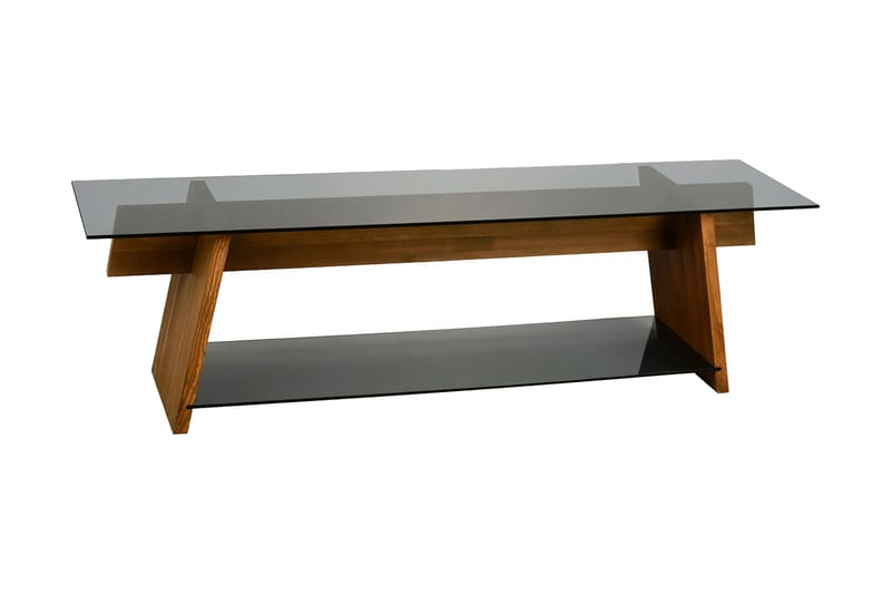 Jamerria TV-Bänk 158 cm - Valnöt/Svart - Möbler - Vardagsrum - Tv-möbler & mediamöbler - Tv-bänkar