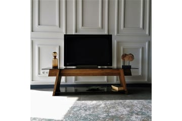 Jamerria TV-Bänk 158 cm - Valnöt/Svart - Möbler - Vardagsrum - Tv-möbler & mediamöbler - Tv-bänkar