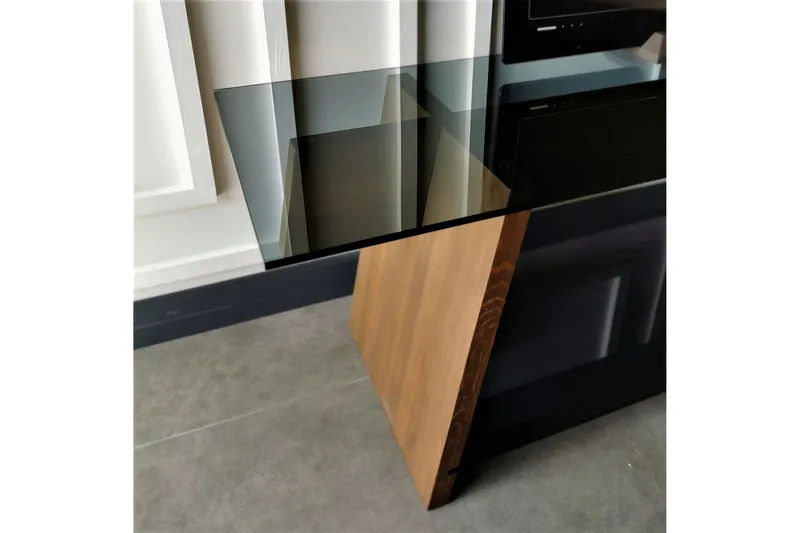 Jamerria TV-Bänk 158 cm - Valnöt/Svart - Möbler - Vardagsrum - Tv-möbler & mediamöbler - Tv-bänkar