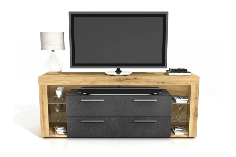 Jernae TV-Bänk 180 cm - Brun - Möbler - Vardagsrum - Tv-möbler & mediamöbler - Tv-bänkar