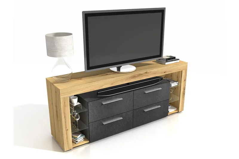 Jernae TV-Bänk 180 cm - Brun - Möbler - Vardagsrum - Tv-möbler & mediamöbler - Tv-bänkar