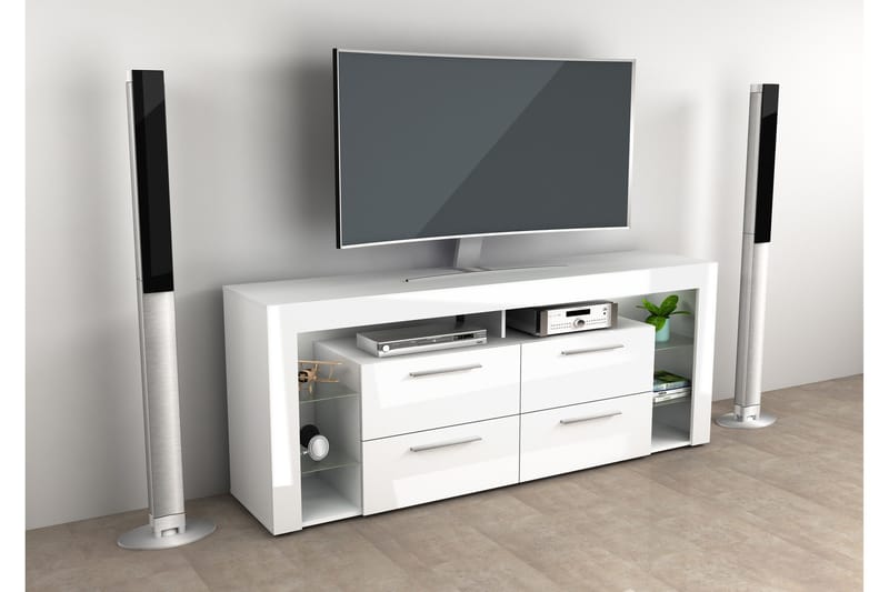 Jernae TV-Bänk 180 cm - Vit - Möbler - Vardagsrum - Tv-möbler & mediamöbler - Tv-bänkar