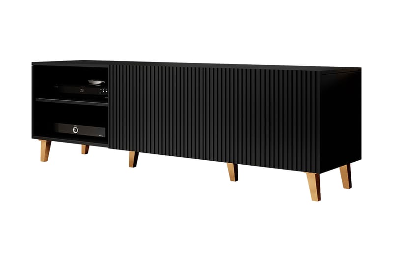 Juniskär Tv-bänk 40x52x150  cm Svart - Möbler - Vardagsrum - Tv-möbler & mediamöbler - Tv-bänkar
