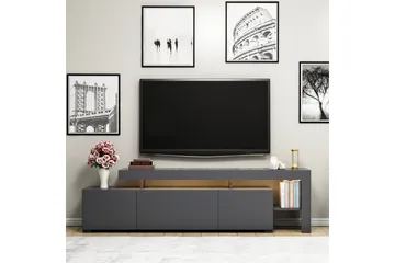 Jurukovo Tv-bänk 192 cm - Antracit - Möbler - Vardagsrum - Tv-möbler & mediamöbler - Tv-bänkar