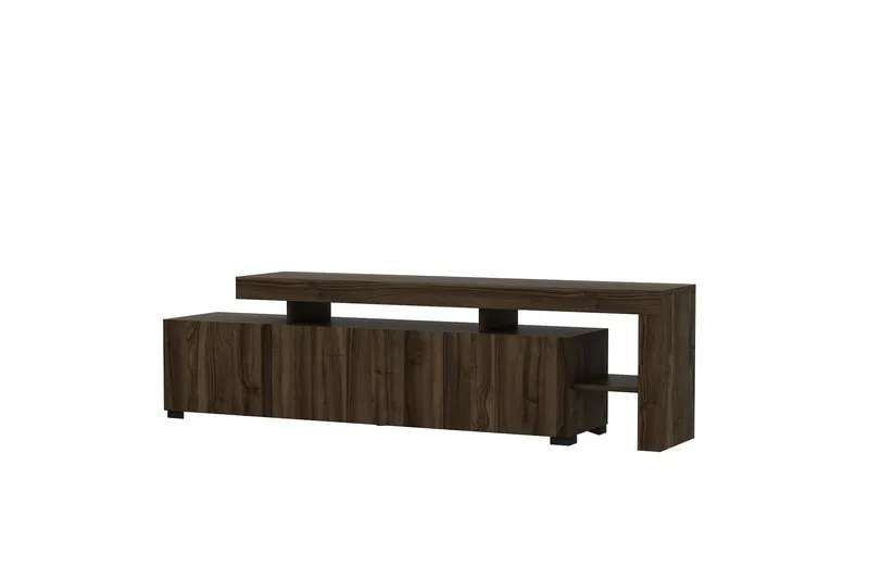 Jurukovo Tv-bänk 192x37 cm Brun - Hanah Home - Möbler - Vardagsrum - Tv-möbler & mediamöbler - Tv-bänkar