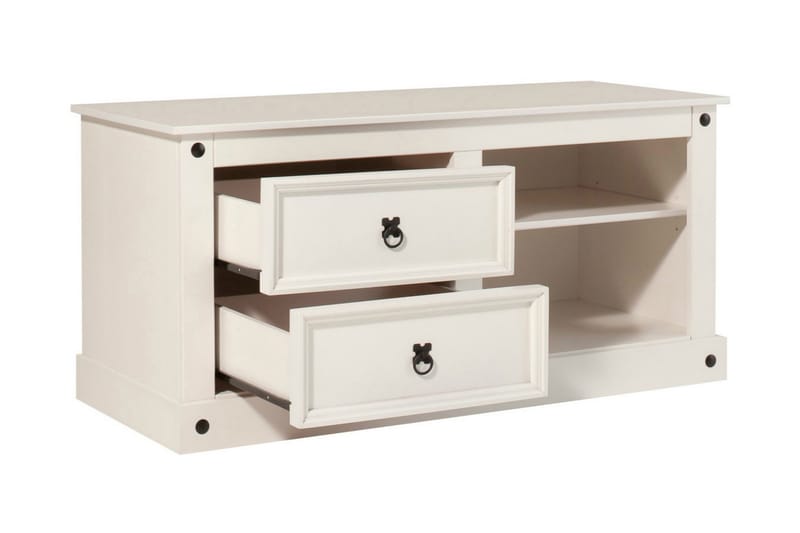 KAGISA TV-bänk 120 Vit - Möbler - Vardagsrum - Tv-möbler & mediamöbler - Tv-bänkar