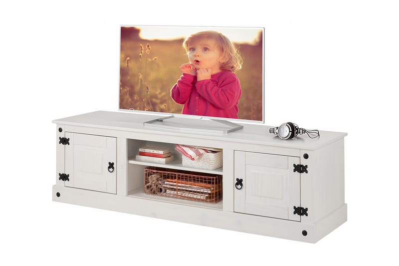 KAGISA TV-bänk 160 Vit - Möbler - Vardagsrum - Tv-möbler & mediamöbler - Tv-bänkar