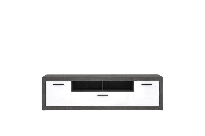 KALOYAN Vägghylla 22x194 cm Grå/Vit - Möbler - Vardagsrum - Tv-möbler & mediamöbler - Tv-bänkar