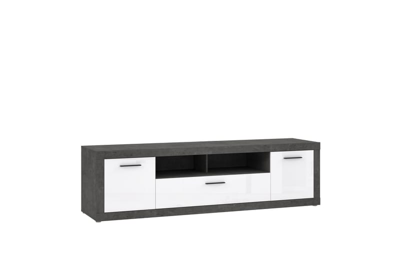 KALOYAN Vägghylla 22x194 cm Grå/Vit - Möbler - Vardagsrum - Tv-möbler & mediamöbler - Tv-bänkar