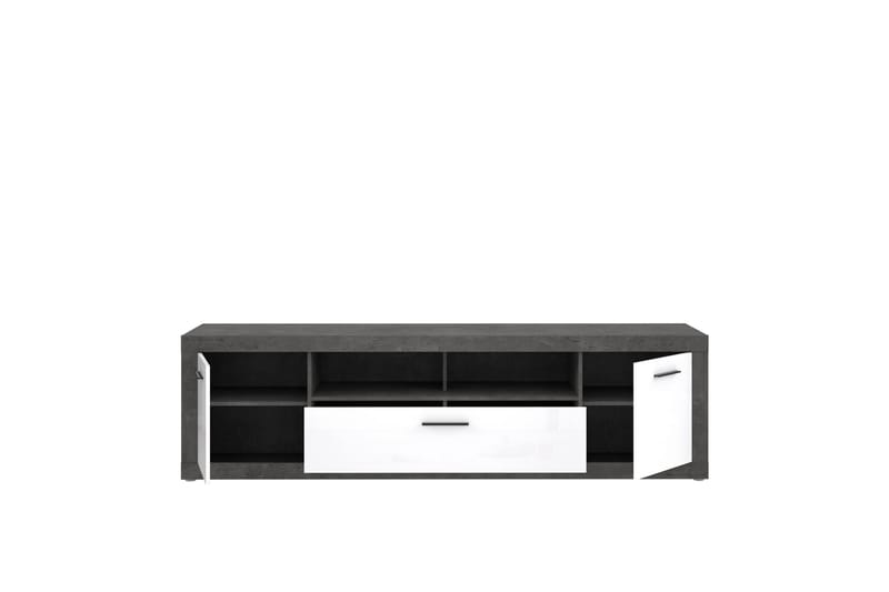 KALOYAN Vägghylla 22x194 cm Grå/Vit - Möbler - Vardagsrum - Tv-möbler & mediamöbler - Tv-bänkar