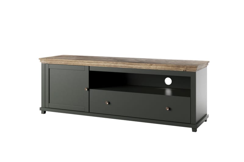 KENSTONE Tv-bänk 181 cm  Khaki/Natur - Möbler - Vardagsrum - Tv-möbler & mediamöbler - Tv-bänkar