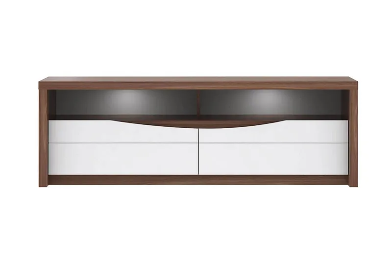 Keoisha TV-Bänk 148 cm - Brun/Vit - Möbler - Vardagsrum - Tv-möbler & mediamöbler - Tv-bänkar