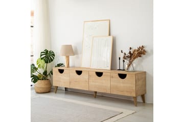 Khalidur Tv-bänk 180 cm - Ek - Möbler - Vardagsrum - Tv-möbler & mediamöbler - Tv-bänkar