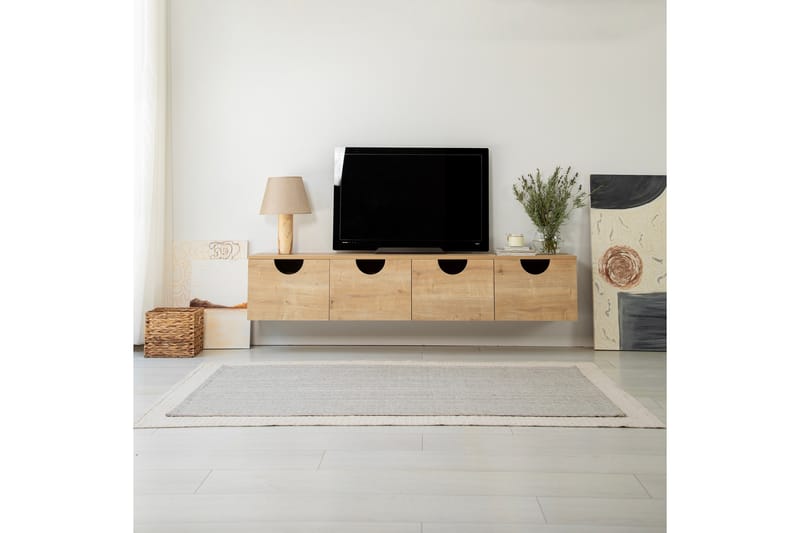 Khalidur Tv-bänk 180 cm Ek - Möbler - Vardagsrum - Tv-möbler & mediamöbler - Tv-bänkar