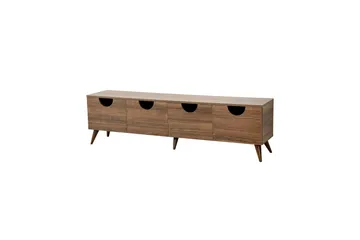 Khalidur Tv-bänk 180 cm - Valnöt - Möbler - Vardagsrum - Tv-möbler & mediamöbler - Tv-bänkar