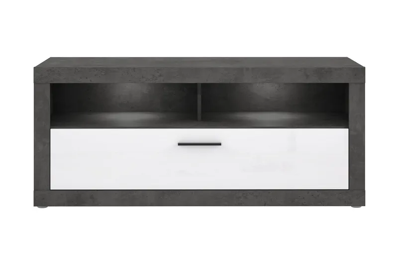 Kranea Tv-bänk 138 cm - Grå/Vit - Möbler - Vardagsrum - Tv-möbler & mediamöbler - Tv-bänkar