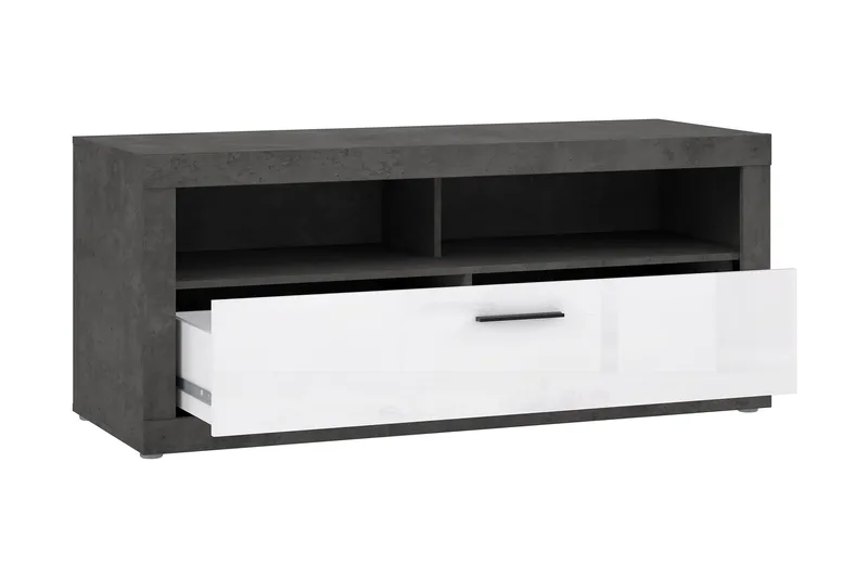 Kranea Tv-bänk 138 cm - Grå/Vit - Möbler - Vardagsrum - Tv-möbler & mediamöbler - Tv-bänkar