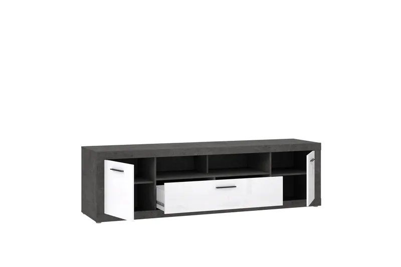 Kranea Tv-bänk 213 cm - Grå/Vit - Möbler - Vardagsrum - Tv-möbler & mediamöbler - Tv-bänkar
