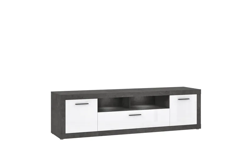 Kranea Tv-bänk 213 cm - Grå/Vit - Möbler - Vardagsrum - Tv-möbler & mediamöbler - Tv-bänkar