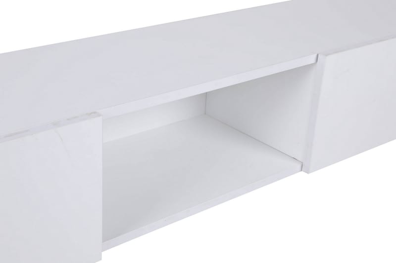 LAGENEU Tv-bänk 180 cm Vit - Möbler - Vardagsrum - Tv-möbler & mediamöbler - Tv-bänkar