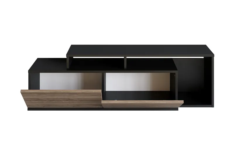 Lameyze Tv-bänk 150 cm - Svart/Mörkbrun - Möbler - Vardagsrum - Tv-möbler & mediamöbler - Tv-bänkar