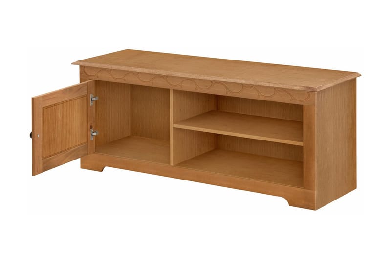 LAWSON TV-bänk 125 Brun - Möbler - Vardagsrum - Tv-möbler & mediamöbler - Tv-bänkar