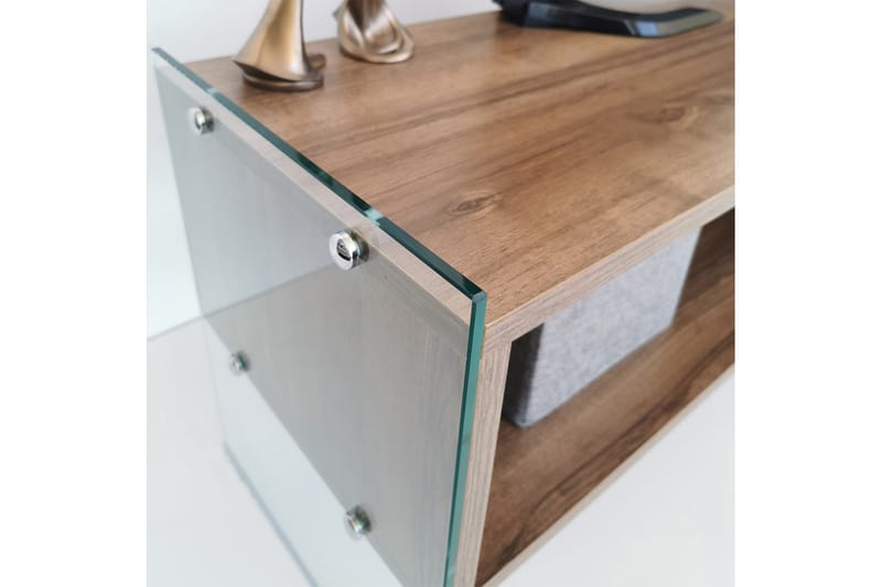 Lekkenne TV-bänk 122 cm - Brun - Möbler - Vardagsrum - Tv-möbler & mediamöbler - Tv-bänkar