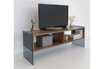 Lekkenne TV-bänk 122 cm - Mörkbrun - Möbler - Vardagsrum - Tv-möbler & mediamöbler - Tv-bänkar