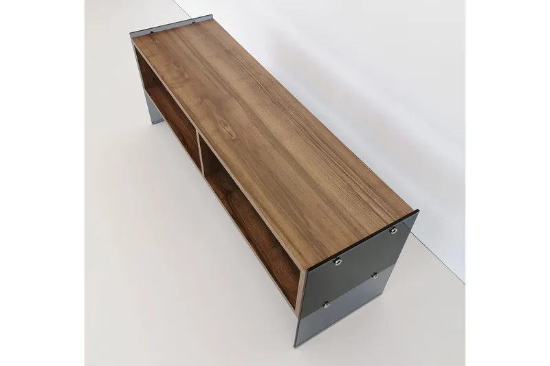 Lekkenne TV-bänk 122 cm - Mörkbrun - Möbler - Vardagsrum - Tv-möbler & mediamöbler - Tv-bänkar