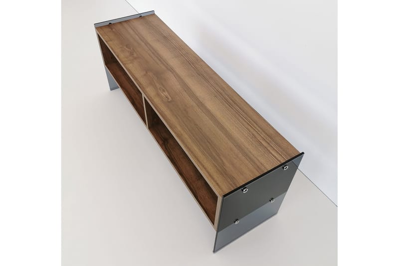 Lekkenne TV-bänk 122 cm - Mörkbrun - Möbler - Vardagsrum - Tv-möbler & mediamöbler - Tv-bänkar