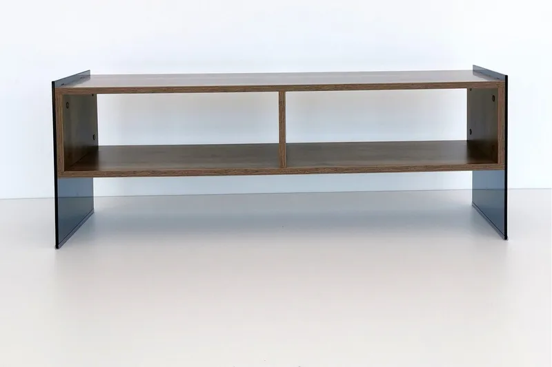 Lekkenne TV-bänk 122 cm - Mörkbrun - Möbler - Vardagsrum - Tv-möbler & mediamöbler - Tv-bänkar