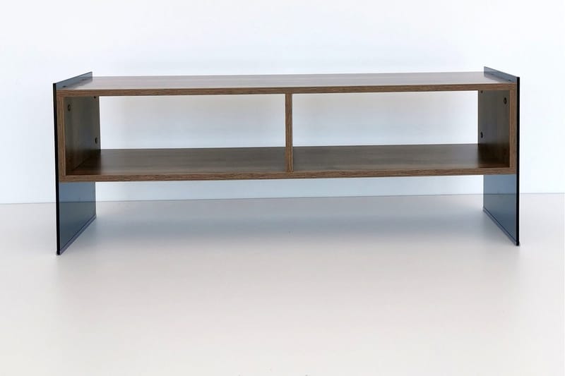 Lekkenne TV-bänk 122 cm - Mörkbrun - Möbler - Vardagsrum - Tv-möbler & mediamöbler - Tv-bänkar