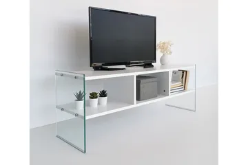 Lekkenne TV-bänk 122 cm - Vit - Möbler - Vardagsrum - Tv-möbler & mediamöbler - Tv-bänkar