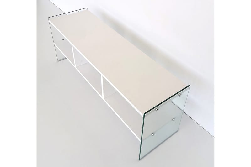 Lekkenne TV-bänk 122 cm - Vit - Möbler - Vardagsrum - Tv-möbler & mediamöbler - Tv-bänkar