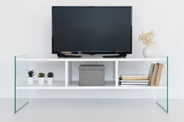 Lekkenne TV-bänk 122 cm - Vit - Möbler - Vardagsrum - Tv-möbler & mediamöbler - Tv-bänkar