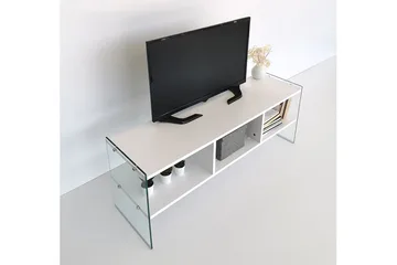 Lekkenne TV-bänk 122 cm - Vit - Möbler - Vardagsrum - Tv-möbler & mediamöbler - Tv-bänkar