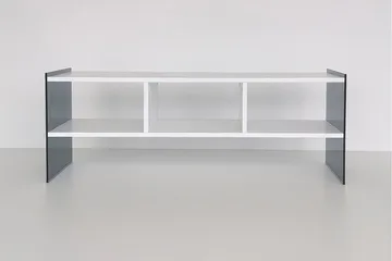 Lekkenne TV-bänk 122 cm - Vit/Grå - Möbler - Vardagsrum - Tv-möbler & mediamöbler - Tv-bänkar