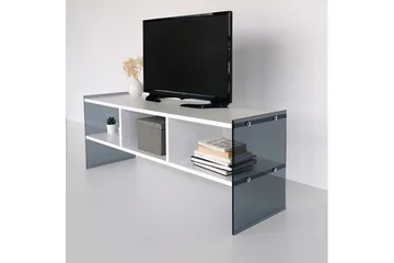 Lekkenne TV-bänk 122 cm - Vit/Grå - Möbler - Vardagsrum - Tv-möbler & mediamöbler - Tv-bänkar