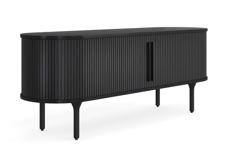 LENOIR TV-bänk 150x45 cm Massiv Ek Svart - Möbler - Vardagsrum - Tv-möbler & mediamöbler - Tv-bänkar