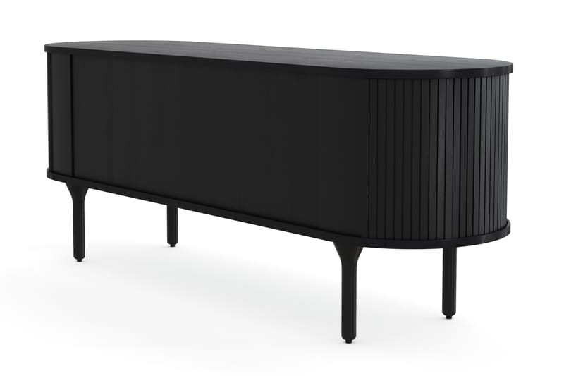 LENOIR TV-bänk 150x45 cm Massiv Ek Svart - Möbler - Vardagsrum - Tv-möbler & mediamöbler - Tv-bänkar