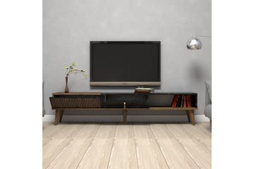 Lissione Tv-bänk 180 cm - Mörkbrun/Svart - Möbler - Vardagsrum - Tv-möbler & mediamöbler - Tv-bänkar