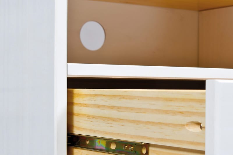 Livesey TV-bänk 180 cm - Vit/Brun - Möbler - Vardagsrum - Tv-möbler & mediamöbler - Tv-bänkar