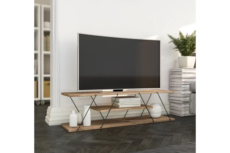 Ljusfors TV-bänk 120 cm - Valnöt - Möbler - Vardagsrum - Tv-möbler & mediamöbler - Tv-bänkar