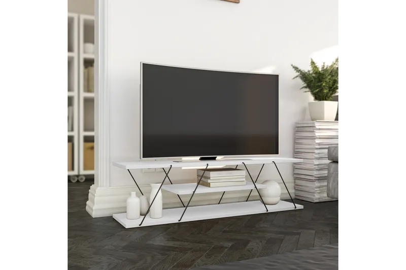 Ljusfors TV-bänk 120 cm - Vit - Möbler - Vardagsrum - Tv-möbler & mediamöbler - Tv-bänkar
