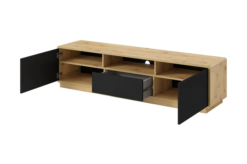 Louetta Tv-bänk 180 cm - Brun/Svart - Möbler - Vardagsrum - Tv-möbler & mediamöbler - Tv-bänkar