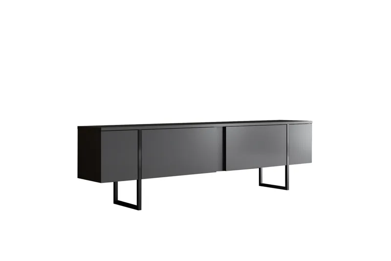 Luxe Tv-bänk 180x50 cm Svart - Hanah Home - Möbler - Vardagsrum - Tv-möbler & mediamöbler - Tv-bänkar