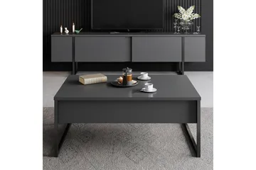 Luxe Tv-bänk 180x50 cm Svart - Hanah Home - Möbler - Vardagsrum - Tv-möbler & mediamöbler - Tv-bänkar