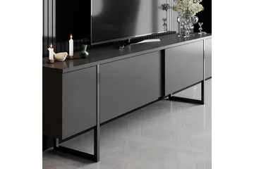 Luxe Tv-bänk 180x50 cm Svart - Hanah Home - Möbler - Vardagsrum - Tv-möbler & mediamöbler - Tv-bänkar